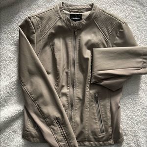 Size large express leather jacket